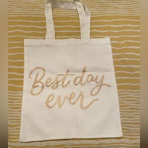 White tote bag